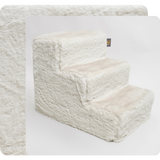 Beige Fur PupStep Dog Step