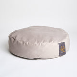 Light Grey Velvet Dog Bed