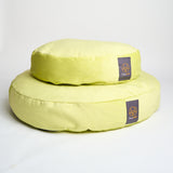 Lime Velvet Dog Bed