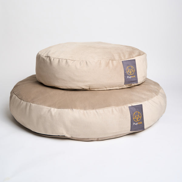 Stone Velvet Dog Bed 