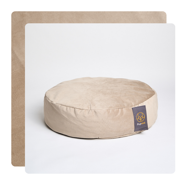 Stone Velvet Dog Bed