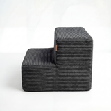 Charcoal PupStep 2-Step dog stairs, other side view