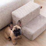 French bulldog puppy next to a Platinum PupStep 2-Step